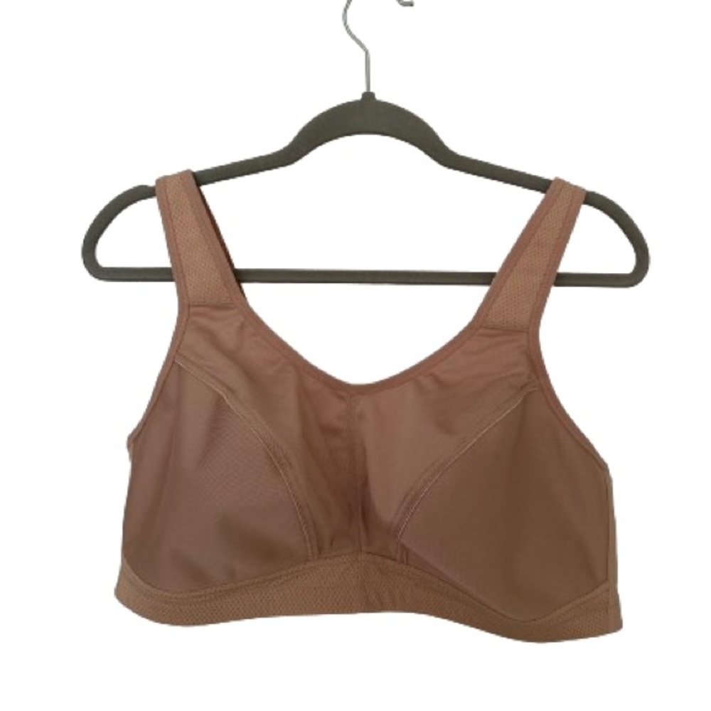 NWT Deyllo Women's Plus Non Padded Wireless Full Coverage Minimizer Bra, Sz 44D